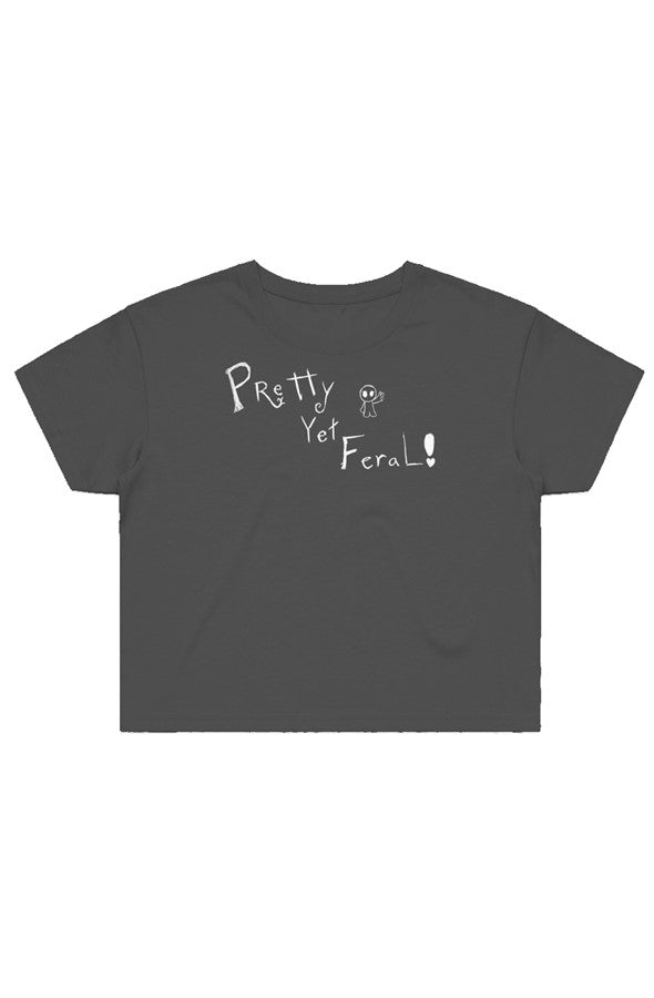 Pretty yet feral crop top