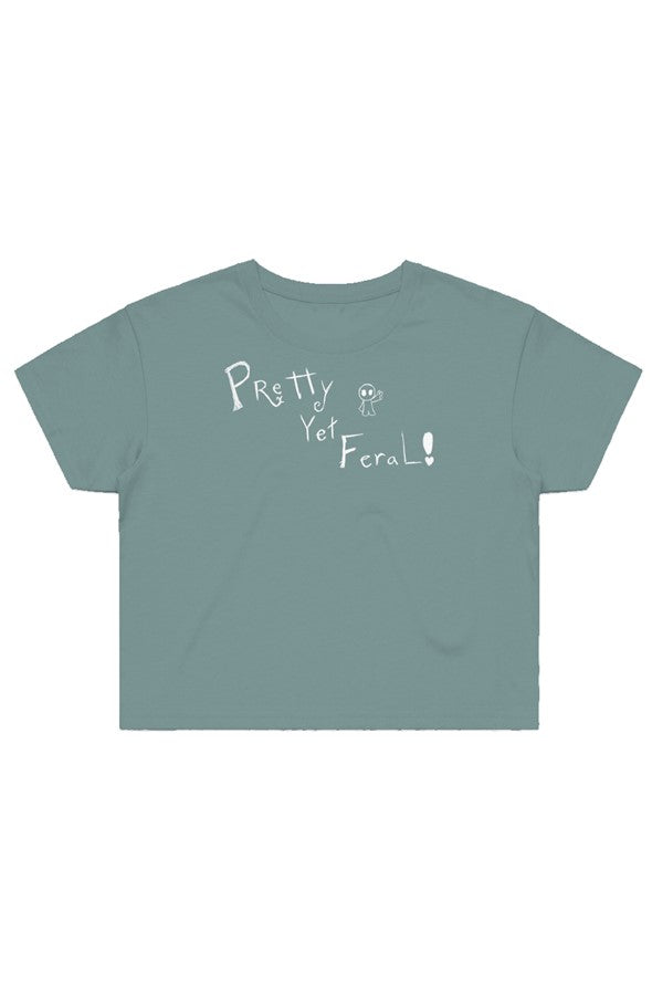 Pretty yet feral crop top