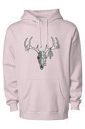 Tribal deer heavyweight pullover hoodie